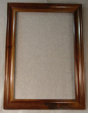 Walnut rectangle frame
